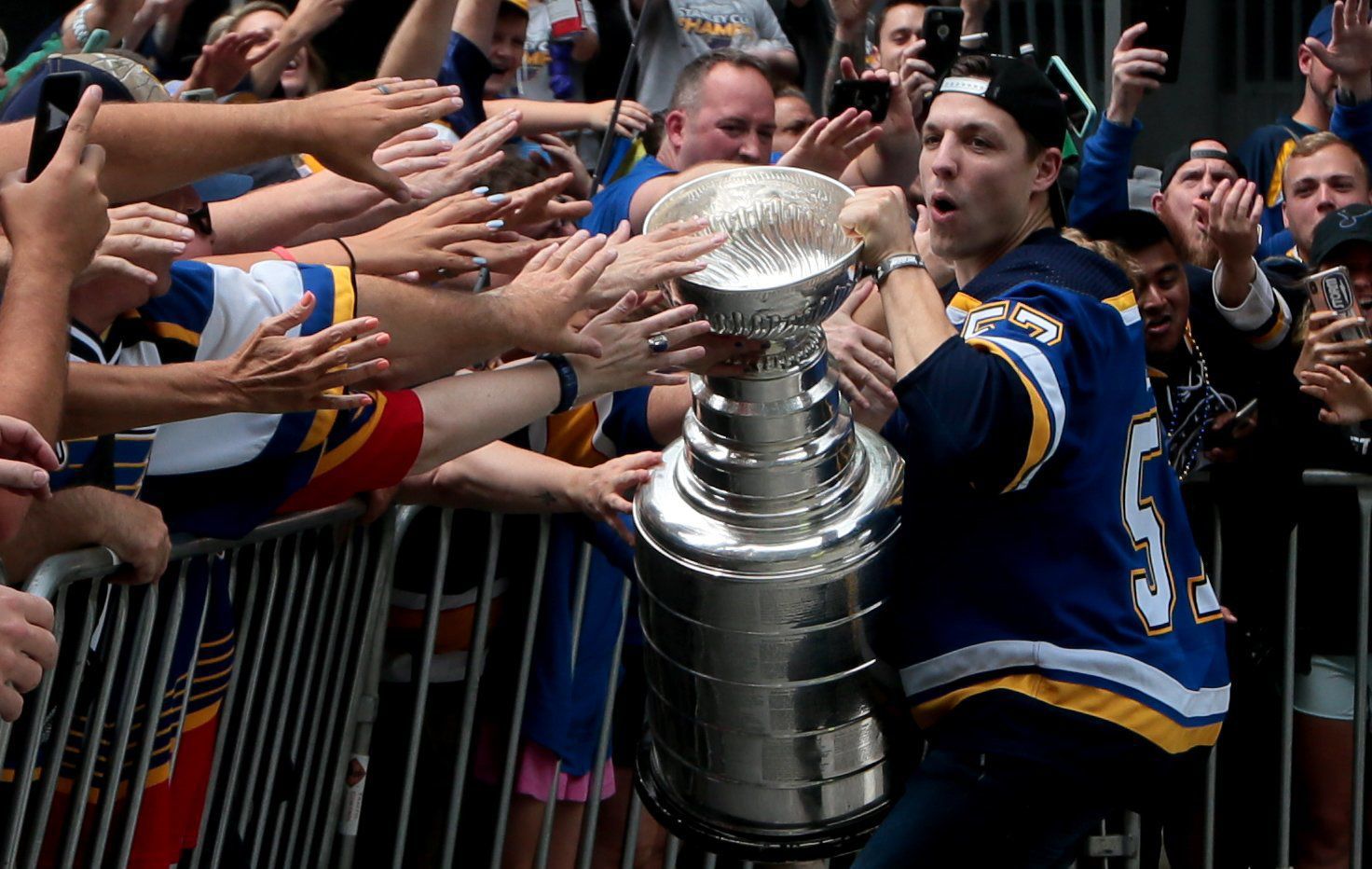 Scenes from Blues Stanley Victory Parade